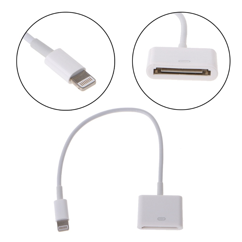 Cáp chuyển đổi lỗ cắm 30 chấu IP4S sang đầu cắm 8 chấu thích hợp cho iPhone máy tính bảng Apple