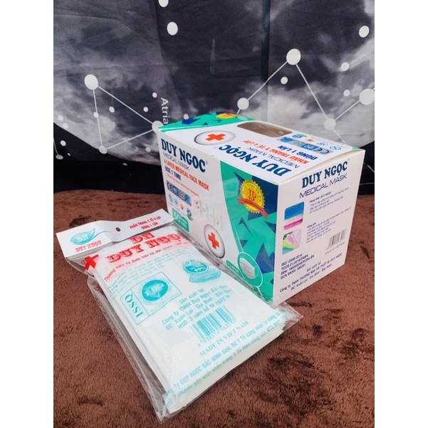 Khẩu Trang Y Tế 4 Lớp Duy Ngọc - Hộp 50 Chiếc Màu Trắng 4 Lớp DUY NGỌC Official – 2