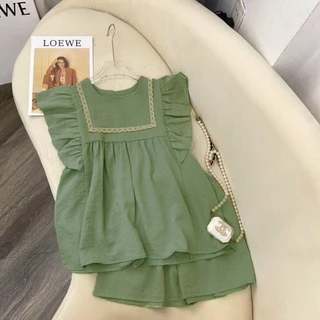 [3 size 46-70KG] Đồ bộ LỤA ĐÙI REN MÀU CÁNH TIÊN SIÊU DỄ THƯƠNG thời trang