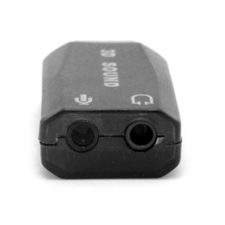 Clii USB sang 3 5mm Jack Adapter USB sang AUX Jack Thẻ âm thanh nổi ngoài