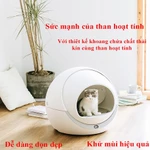 Nhà vệ sinh tự động cho mèo Petree có WIFI tặng kèm thảm lót chống dính cát cho mèo và túi đựng chất thải và hộp khử mùi — ảnh 2