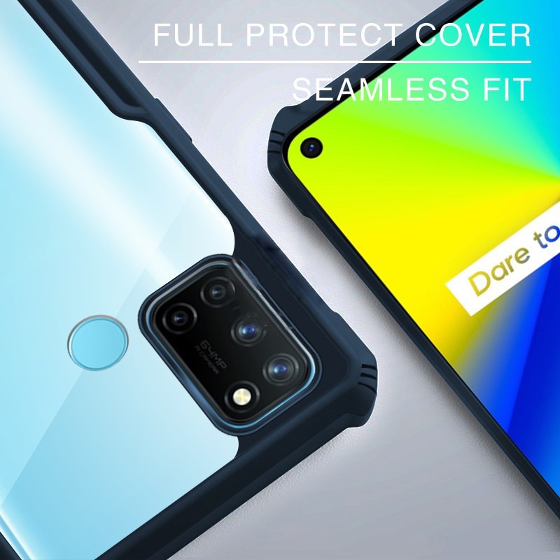 Ốp lưng Realme 8 7 6 5 Pro 7i 6i 5i 5s C25 C21 C17 C15 C12 C11 C3 C33 C53 C55 Ốp lưng silicon TPU chống sốc Vỏ điện thoại bảo vệ mỏng trong suốt
