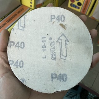 Combo 10 miếng Giấy giáp dính tròn phi 125 các cỡ - Kim Khí Dung Anh