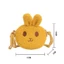 DUSKGLOW Sang Trọng Thỏ Trẻ Em Túi Messenger Phụ Kiện Túi Xách Thời Trang Thỏ Dễ Thương Thỏ Sang Trọng Túi Đeo Vai Nhỏ