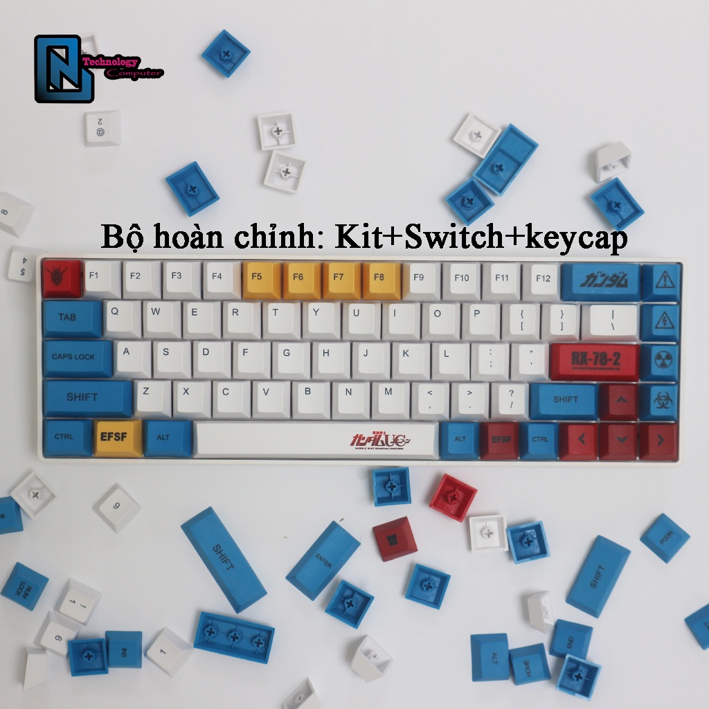 Bàn Phím Tester 68 Kit Bộ Hoàn Chỉnh Bao Gồm Cả Switch Keycap | Shopee ...