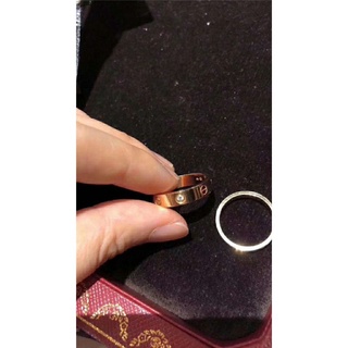 [MUA 2 TẶNG 1] Nhẫn Car  bản mặt đá (có ảnh thật)
