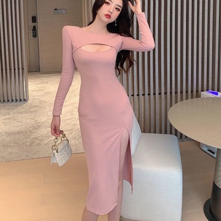 Đầm Dài Thiết Kế Mới Quyến Rũ Thời Trang Dành Cho Mùa Thu