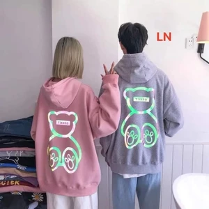Áo nỉ hoodie in dạ quang siêu hot