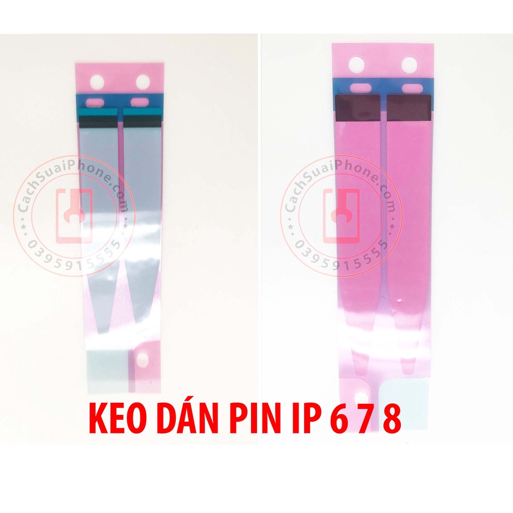 Keo Pin Keo Dán Pin Tương thích IP 6 6S 7 của điện thoại Táo | Shopee ...