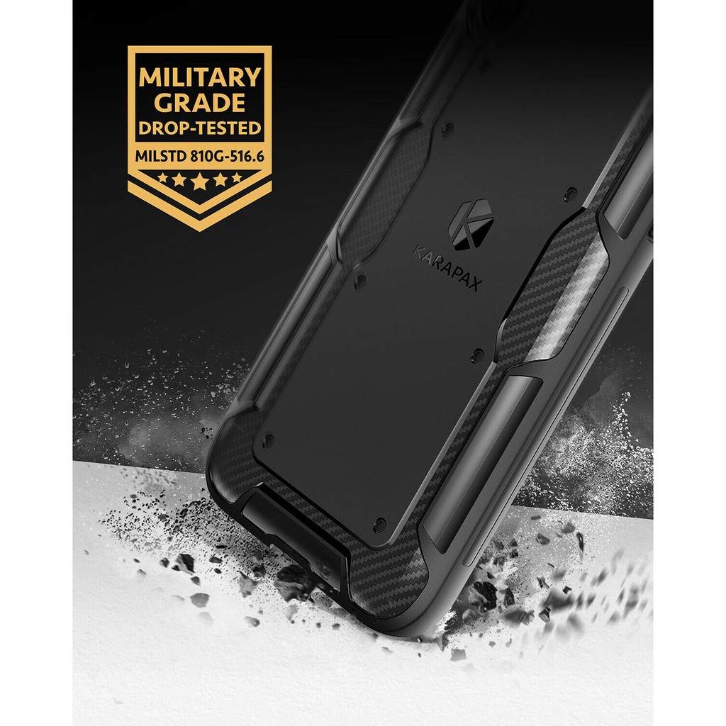 Ốp lưng Anker KARAPAX Shield Case Soft TPU Cover Thin Slim Carbon