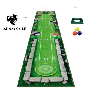 NEW 2021 - Loại 1 - Bảo hành 1 năm - Thảm tập Putt nâng cao cho người chơi Golf, cho nhiều bài tập góc và khoảng cách