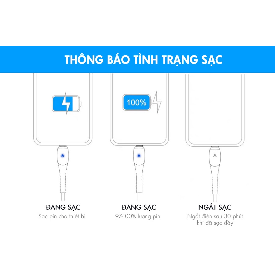 CÁP LIGHTNINH TỰ NGẮT 8IC