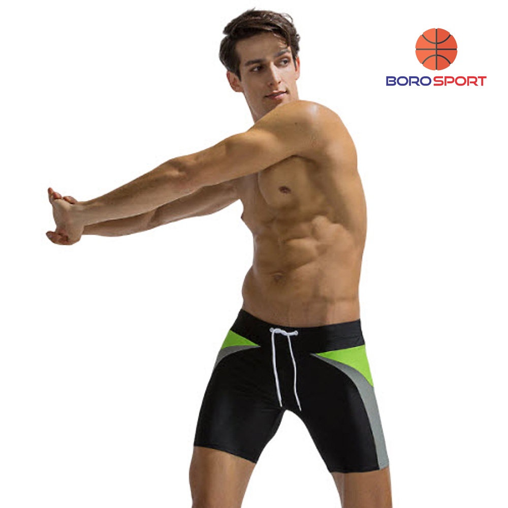 Ảnh Quần Bơi Nam Boxer Tặng Kèm NÓN BƠI | Chất Liệu Superfine Polyester Thoáng Khí | Cleacco Deenyt – Boro Sport | Mẫu Mới 2 3