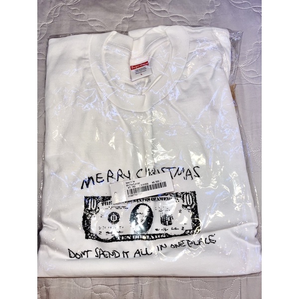 Supreme Spend It Tee “White” FW21 | Shopee Việt Nam