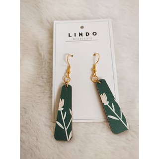 Khuyên tai/Bông tai gỗ Vintage LINDO - Bông tai đi biển, du lịch, đi chơi