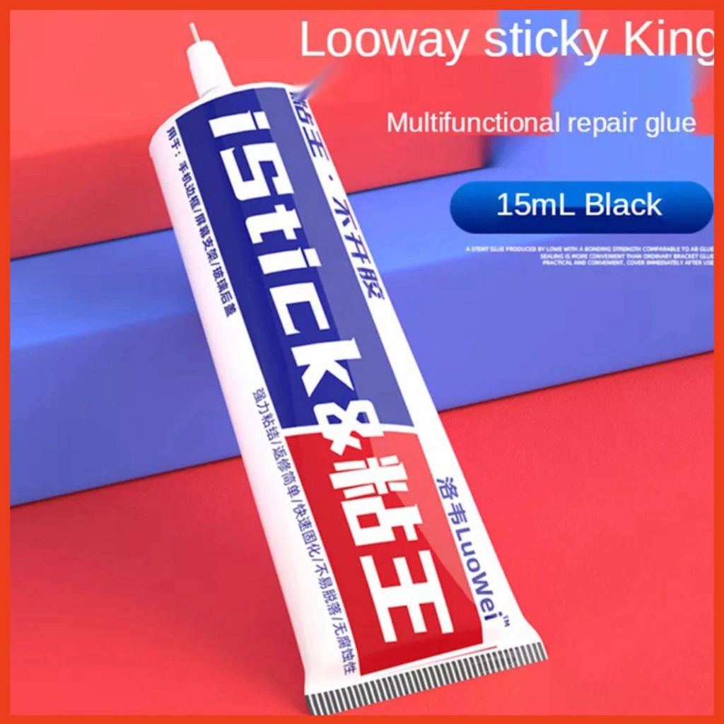 Keo dán cố định màn hình, nắp lưng, khung viền điện thoại LUOWEI ISTICK 50ml