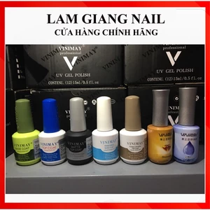 CAM KẾT CHÍNH HÃNG Sơn gel liên kết và top siêu bền - cứng móng - gel tạo giọt sương của vinimay