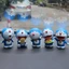 Mô hình Doraemon đa sắc thái trang trí nhà cửa, bàn làm việc, bàn học, tủ sách, taplo ô tô, quà tặng