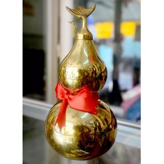 Hồ Lô Trơn bằng Đồng Thật Phong thủy Vật Phẩm   trưng bày ban thờ