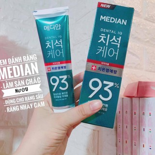SIÊU KHUYẾN MẠI: 2 HỘP KEM ĐÁNH RĂNG MEDIAN 93% SĂN CHẮC NƯỚU