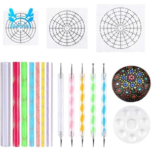 17 Dụng cụ chấm vẽ họa tiết mandala nghệ thuật