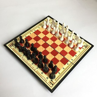 Đồ chơi cờ vua cho bé phát triển tư duy phán đoán,Bộ cờ vua nam châm gấp gọn 28 x 28cm