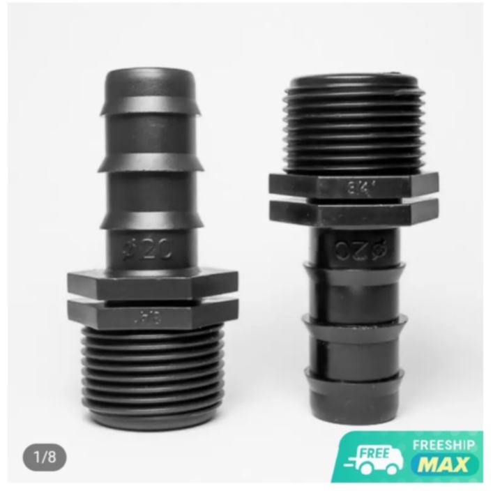 Nối Ren Ngoài 27mm- 25mm nối Ống LDPE-Tưới Phun mưa