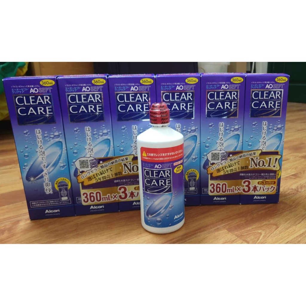 Nước rửa và ngâm kính áp tròng cứng RGP Clear Care | Shopee Việt Nam