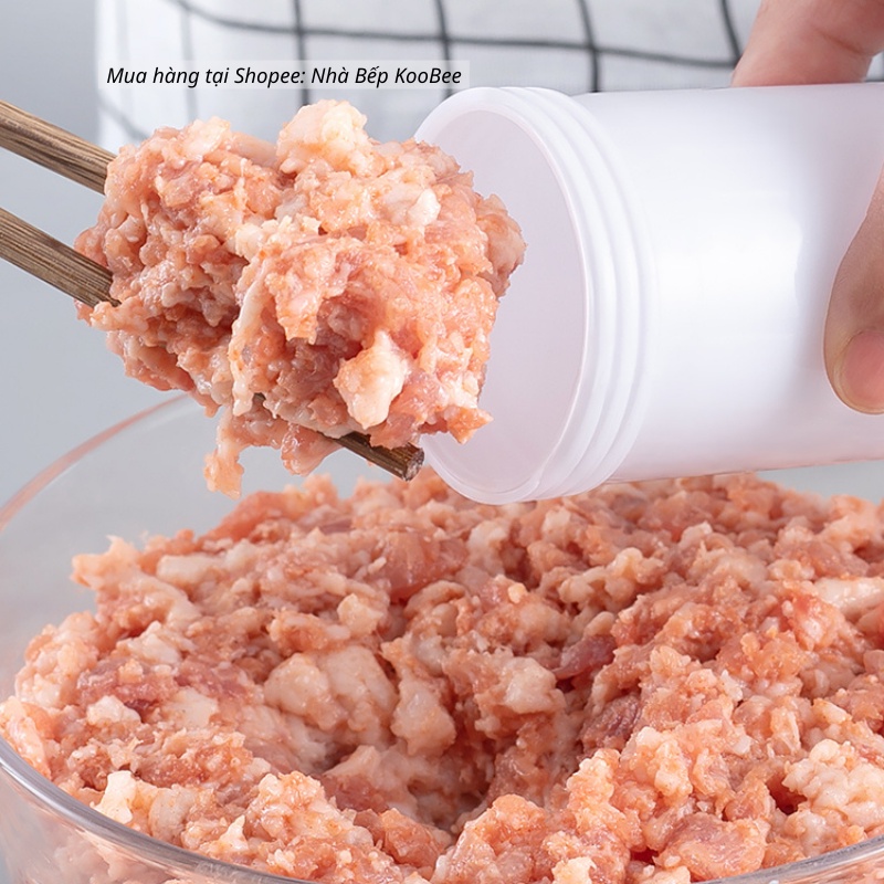 Dụng Cụ Nhồi Xúc Xích – Lạp Xưởng – Dồi Sụn KOOBEE | Thủ Công Bằng Tay | Nhựa PP An Toàn – Ống Nhồi Dày Dặn (NB49)
