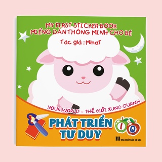 Sách - Miếng Dán Thông Minh Cho Bé Phát Triển Tư Duy Bộ 3 Cuốn