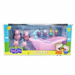 Đồ chơi peppa pigs - Bồn tắm gia đình peppa pigs