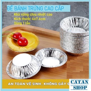 Set 50 Khuôn giấy bạc Làm Bánh Tart Bằng Lá Nhôm Tiện Dụng GD603-ChenBac50