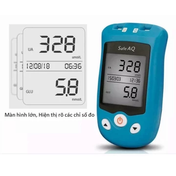 [SIEU SALE] * Máy Đo Tiểu Đường Và Axit Uric ( Bệnh Gút) 2 trong một hàng hiệu Sinocare