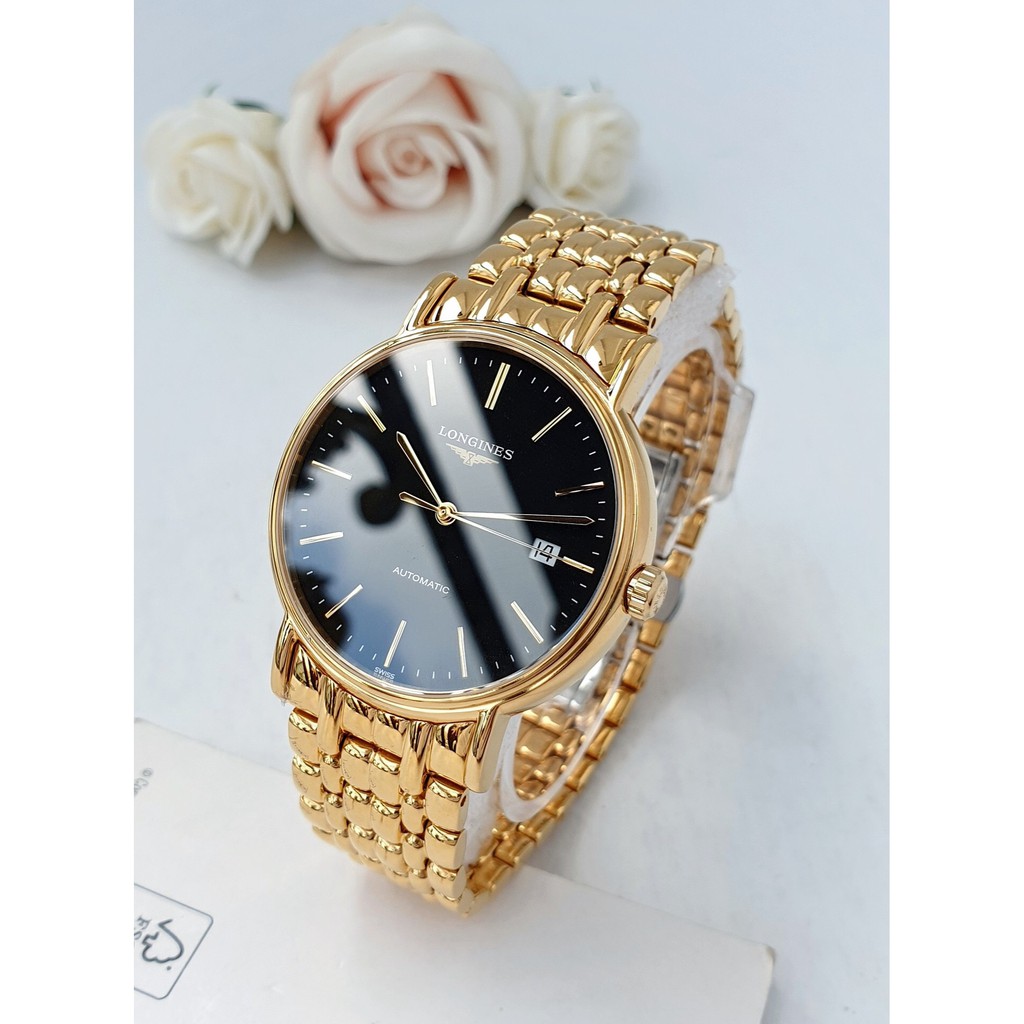 Đồng hồ nam chính hãng Longines Automatic - Máy cơ tự động - Kính ...