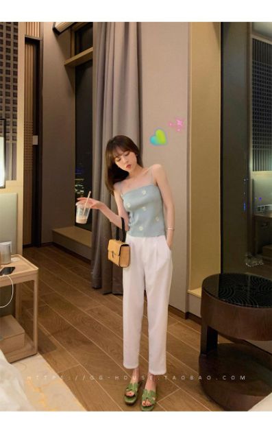 [ HOT TREND MÙA HÈ] ÁO THUN HAI DÂY HỌA TIẾT CÚC HỌA MI XINH XẮN VỚIN4 GAM MÀU NHẸ NHÀNG
