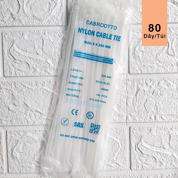 Dây Rút Cáp Nhựa Đa Năng Loại 25 Cm | Shopee Việt Nam