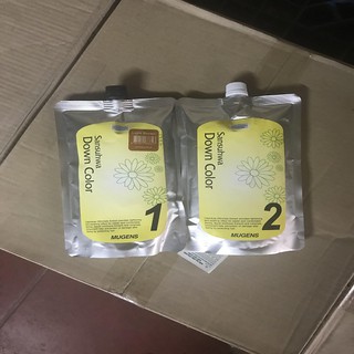 Nhuộm túi  phủ bạc thời trang (Hàn Quốc)  mugens sansuhwa down color 2 x 450g