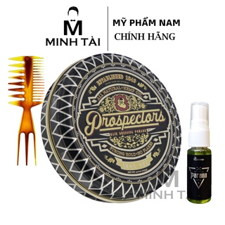 Sáp Vuốt Tóc Nam PROSPECTORS Iron Ore Pomade + Xịt Tạo Phồng ...