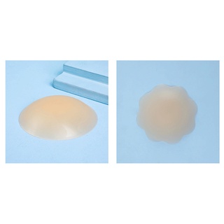 One Cặp Miếng Dán Ngực Bằng Silicone Chống Thấm Nước Tiện Dụng