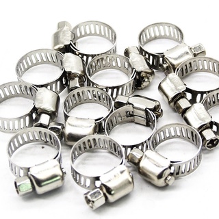 10 Kẹp thép không gỉ Đường kính 13--19mm Kẹp có thể điều chỉnh cho ống