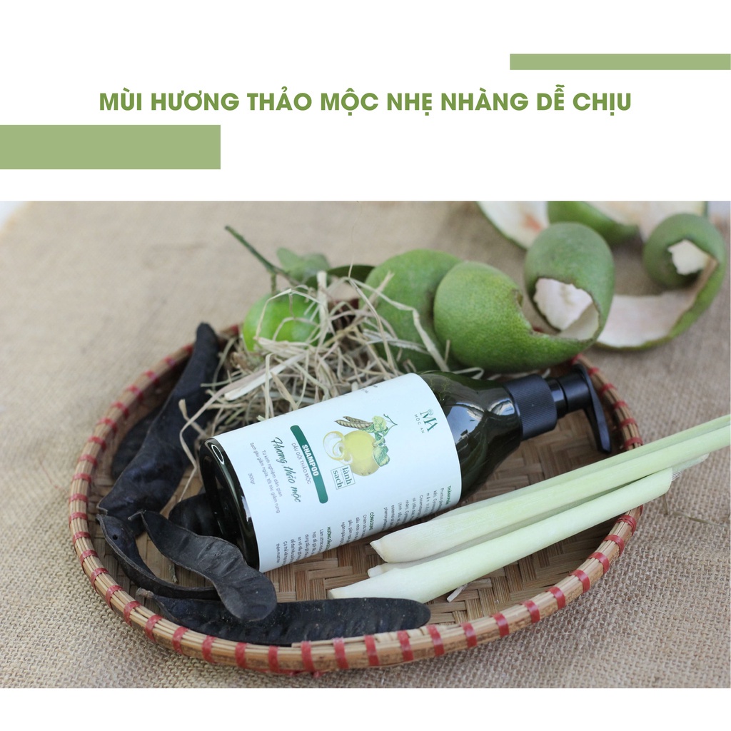 Mô tả Dầu Gội Thảo Mộc Mộc An Giảm Gãy Rụng, Phục Hồi Và Mọc Tóc Tự Nhiên 300g - 6