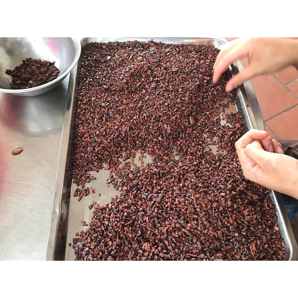 Ảnh Cacao Nibs hạt ca cao ngòi rang CACAOMI chuẩn Keto ăn healthy - 80g 4