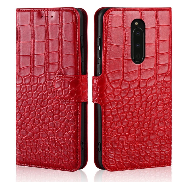Ốp Lưng Da Cá Sấu Độc Đáo Cho Sony Xperia 1 SOV40 802SO SO-03L J9110 6.5"
