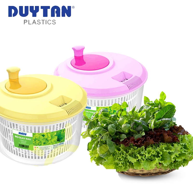 Rổ quay rau lớn Matsu Nhựa duy tân Vắt khô rau củ | Shopee Việt Nam