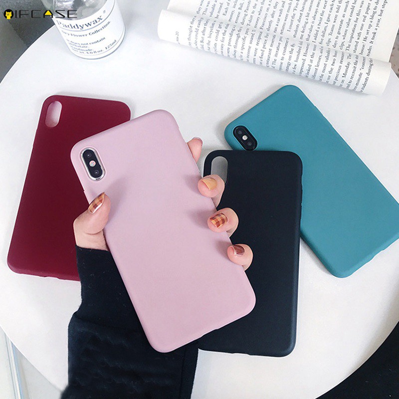 Ốp Điện Thoại Silicone TPU Mềm Màu Kẹo Cho Xiaomi Mi 8 SE Pro Lite