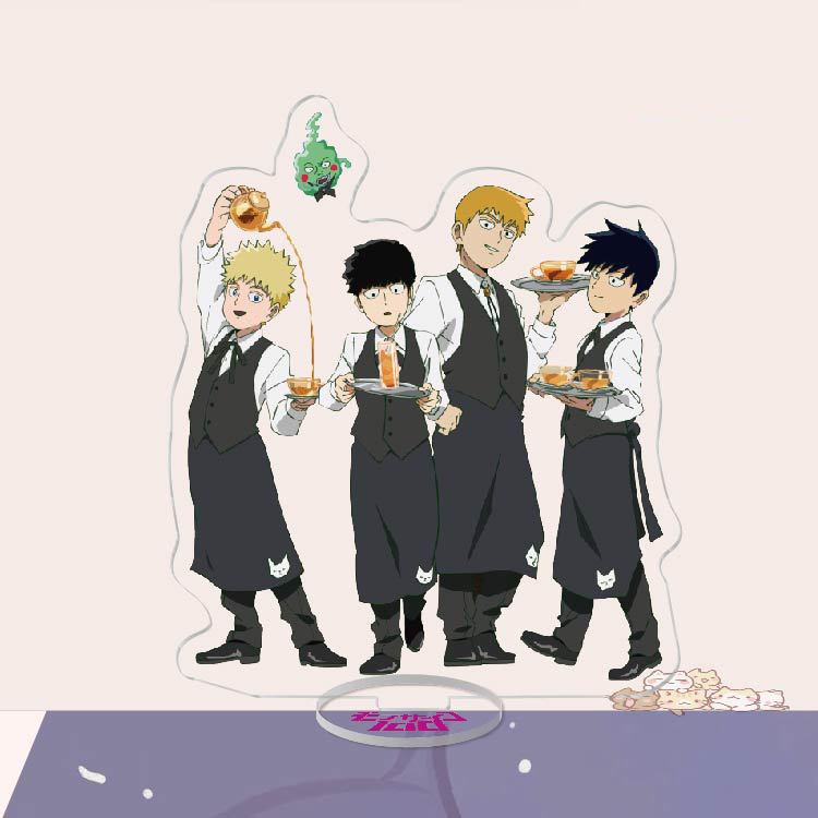 Mô hình standee Mob Psycho 100 tượng mica acrylic anime chibi trang trí ...