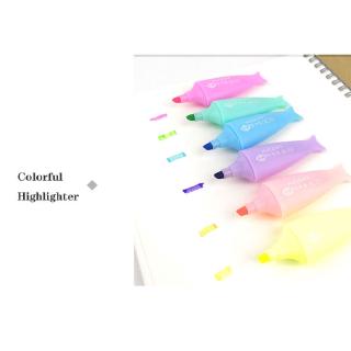 Set 6 bút đánh dấu 6 màu hình cá độc đáo