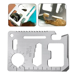 EDB * Công cụ bỏ túi thẻ tín dụng 11 trong 1 Thẻ cứu sinh Công cụ sinh tồn EDC để đi bộ đường dài
