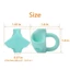 LAKAM Silicone Pencil Grips Đào tạo Ba ngón Thư pháp Viết Hỗ trợ Grip