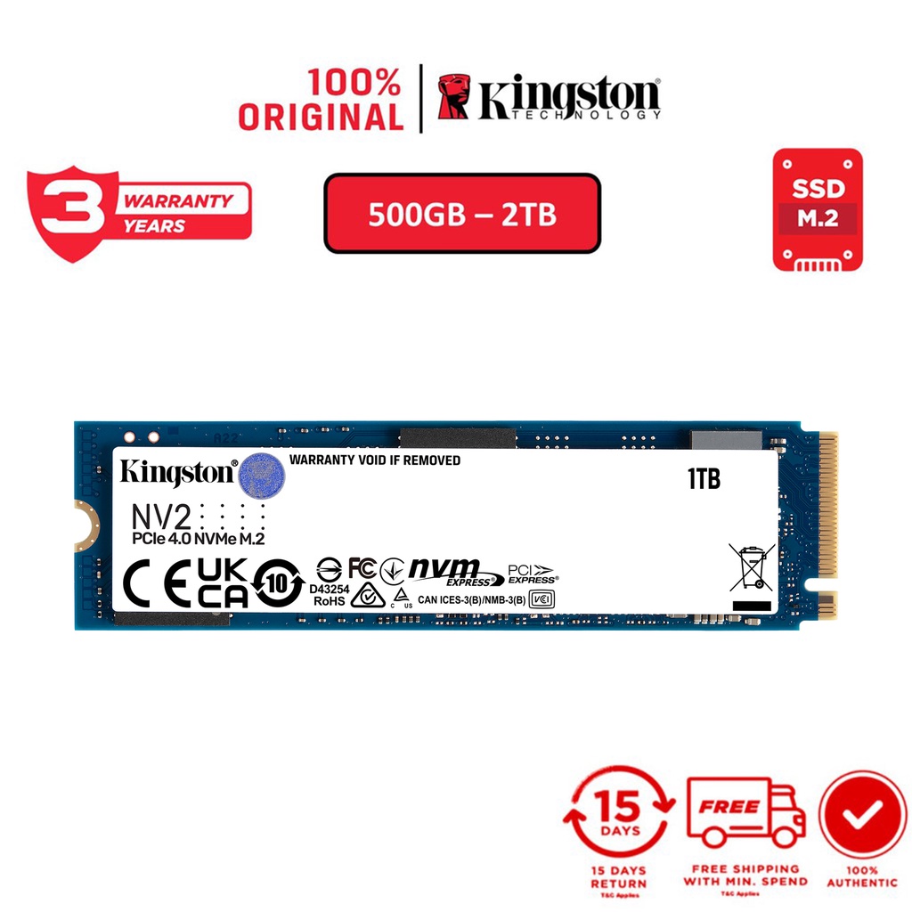 Ổ cứng SSD Kingston NV2 NVMe Gen 4 M.2